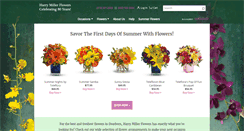 Desktop Screenshot of harrymillerflorist.com